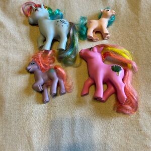 Lot of vintage My Little Pony toys